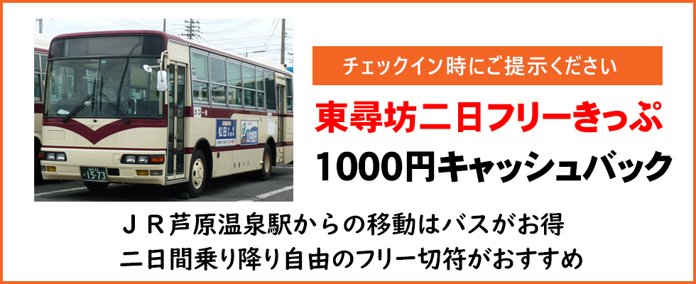 京福バス「東尋坊二日フリーきっぷ」千円割引